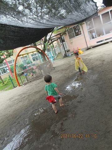 たのしい雨あそび