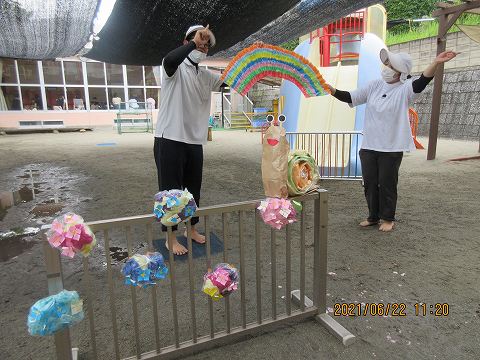 たのしい雨あそび